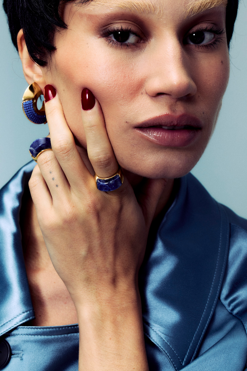 Blue Memoria Earrings