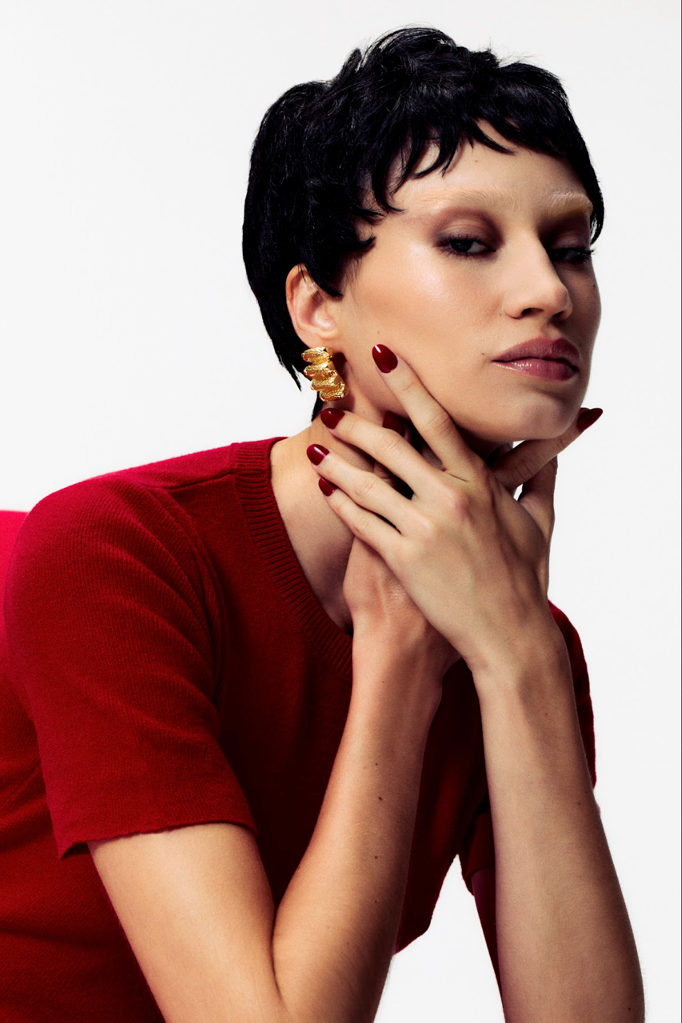 Gold Ponte Earrings