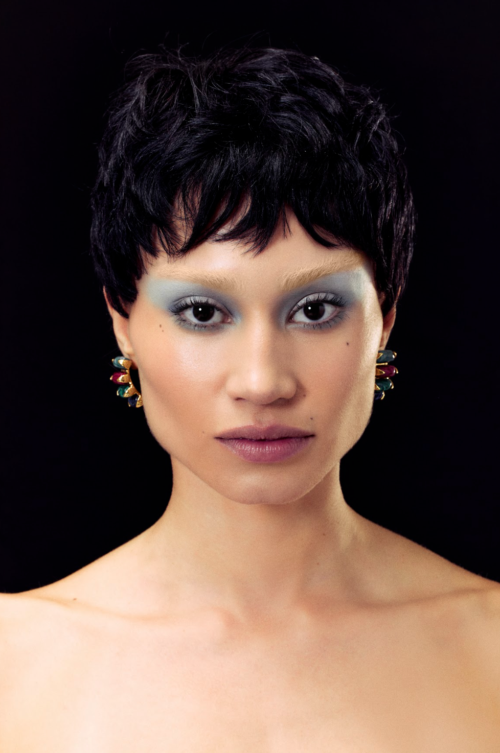 Multicoloured Ponte Earrings