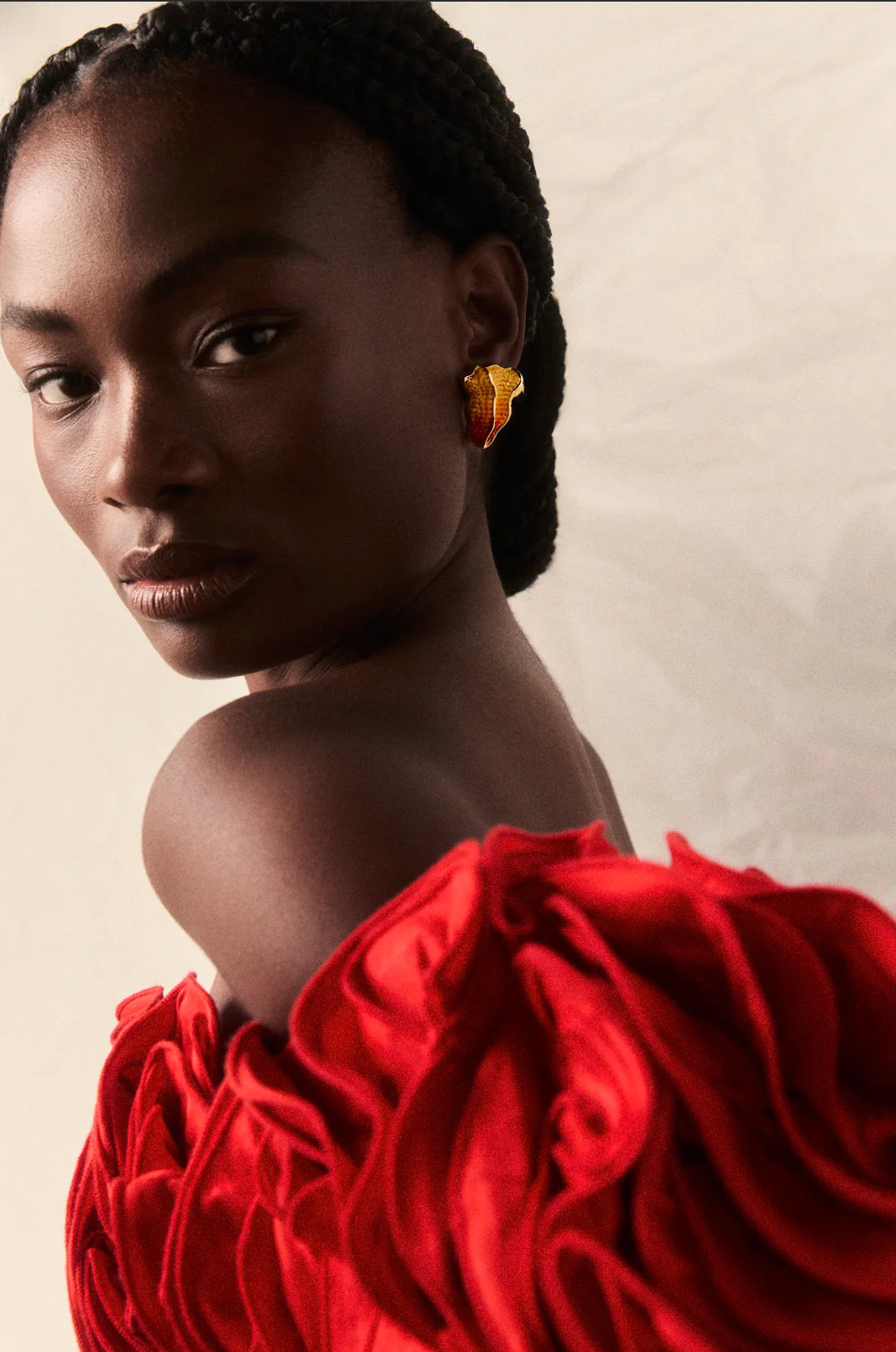 Resolução Earrings in Orange