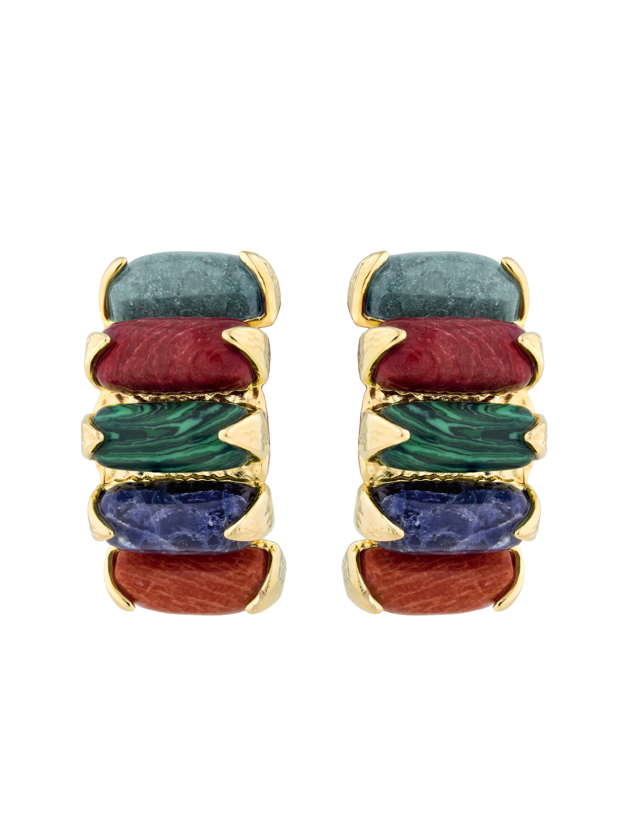 Multicoloured Ponte Earrings