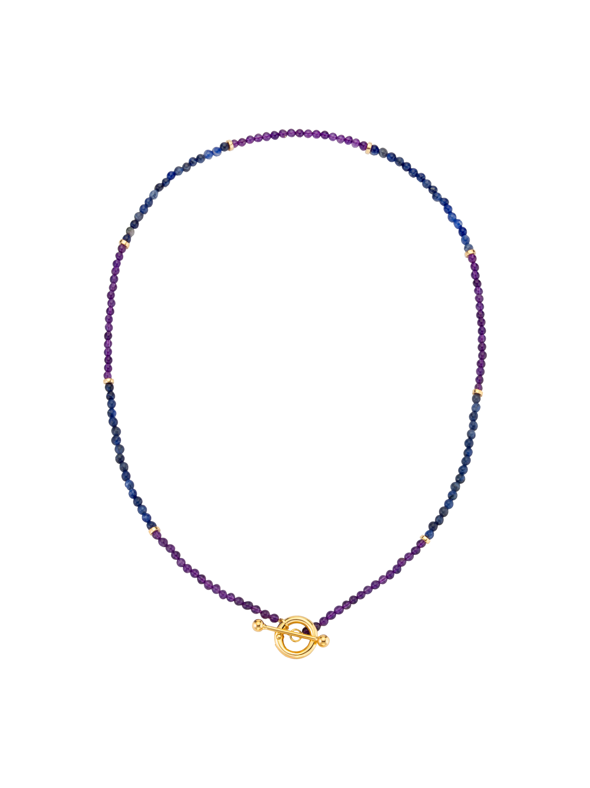 Halley Amethyst and Sodalite Necklace