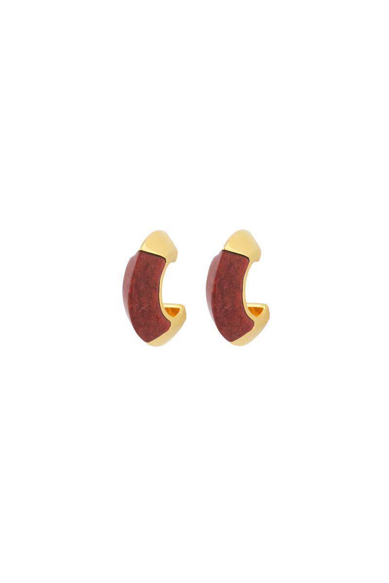Red Feldspar Tempo Earrings