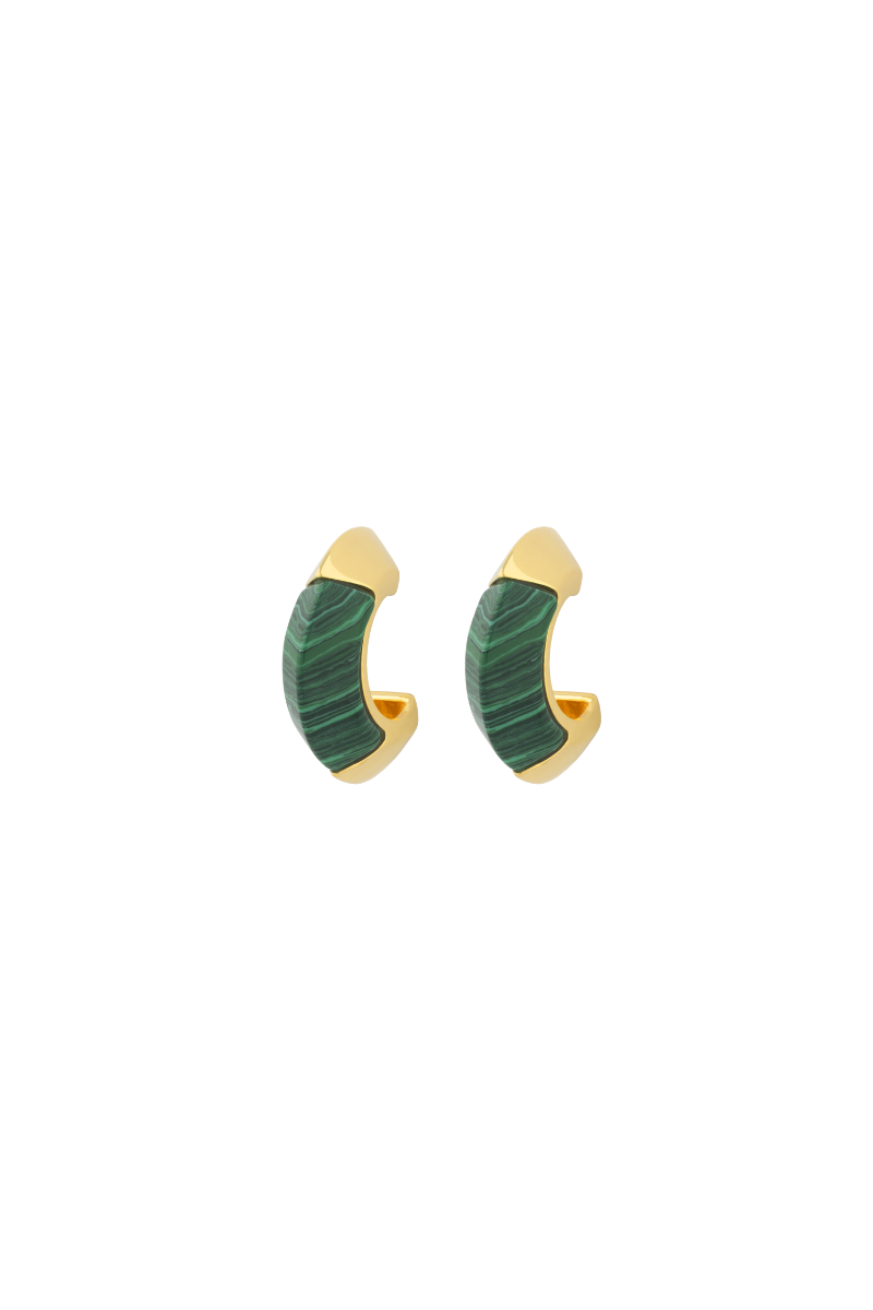 Malachite Tempo Earrings