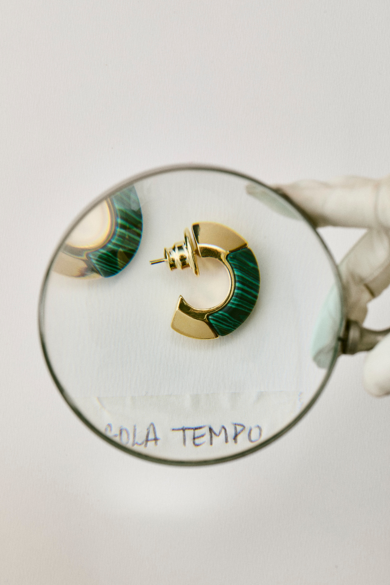 Malachite Tempo Earrings