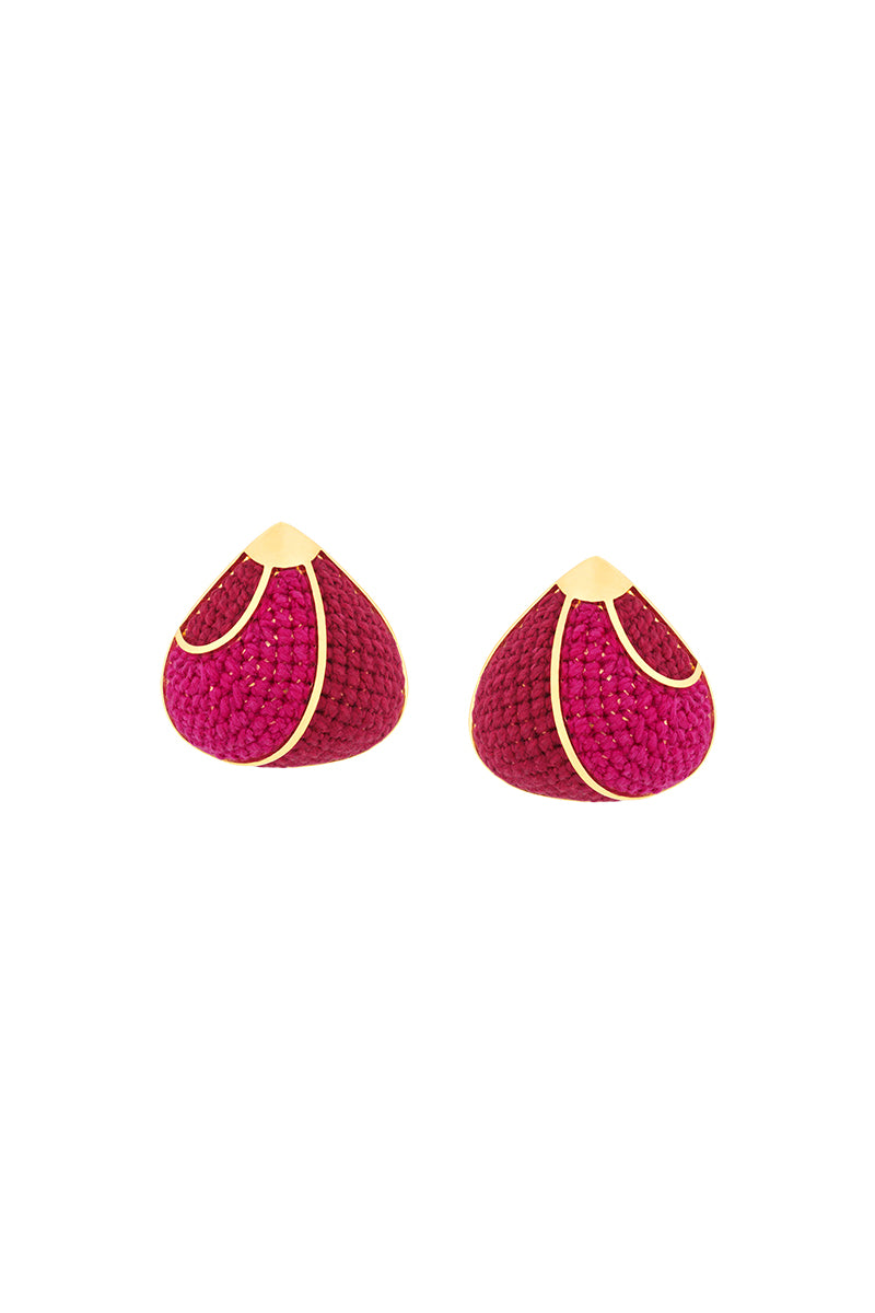 Suspiro Earrings - Red and Pink